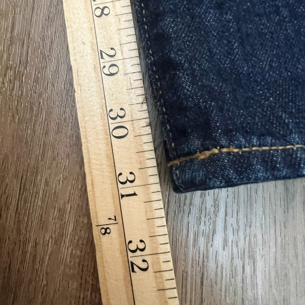 Denim & Supply Ralph Lauren‎ Jeans 38x32 Dark Wash Straight Leg Whiskered - Picture 6 of 8